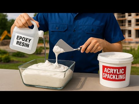 Mix EPOXY RESIN with ACRYLIC SPACKLING and turn this idea into a gold mine!