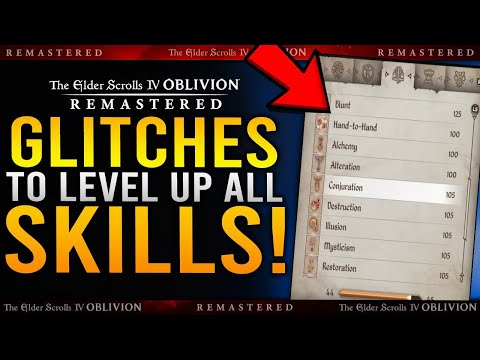 How to Automatically Upgrade ALL Skills in Oblivion Remastered! Glitches & More!