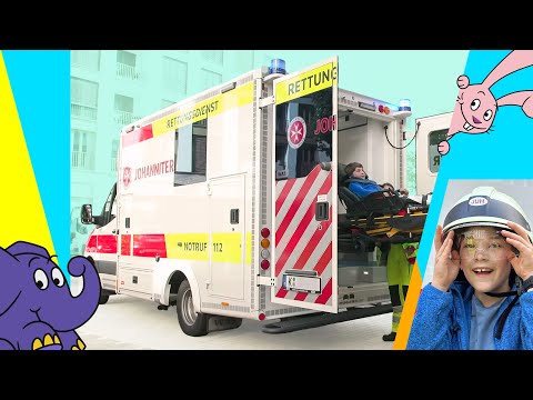 Moritz und die Maschinen: Wie ist ein Rettungswagen ausgestattet? | Der Elefant | WDR