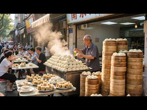 700斤青菜拌80斤油，传统麻油菜包2块一个，十几平米小店 南京包子届排队王【舟小九】