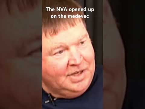 The NVA shot up the Medevac chopper with a machine-gun. Jim was flown to aid station at Da Nang.