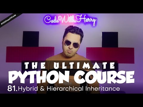 Hybrid and Hierarchical Inheritance in Python | Python Tutorial - Day #81