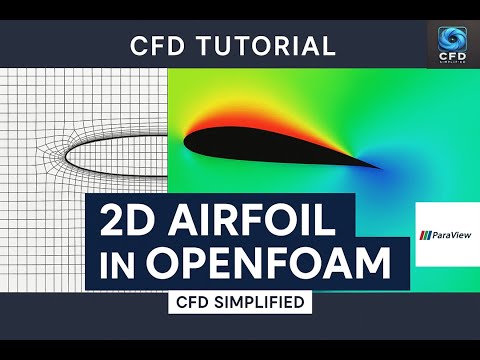 CFD Simulation of 2D Airfoil in OpenFOAM | Step-by-Step Tutorial | CFD Simplified