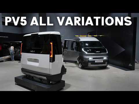🔇2026 Kia PV5 ALL Variants: Cargo, Passenger & Wheelchair (WAV) | Full Walkaround & Interior Review