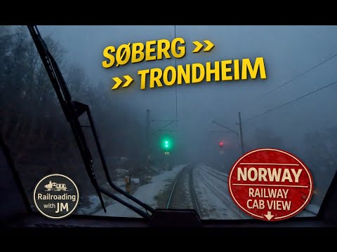 Train 441 Søberg - Trondheim (December 17. 2025)