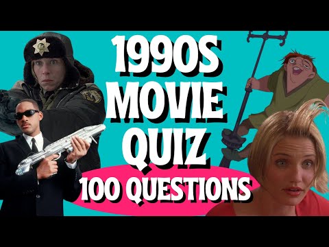 Guess the 90s Movie Picture Quiz | Test Your 1990s Film Knowledge (100 Questions)