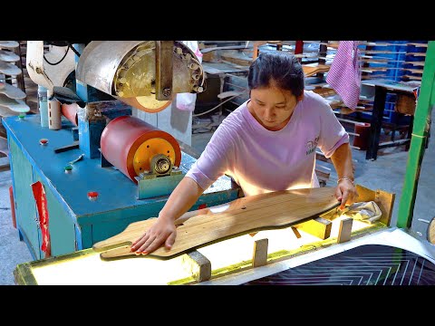 Skateboard Mass Production Process: Crafting Quality Skate Decks in China.
