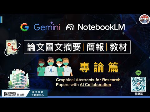 善用NotebookLM打造專業論文圖文摘要GA+簡報PPT及教材備課 #NotebookLM #ppt #graphicsdesign #graphic abstract #infographic