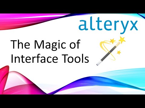 Alteryx - Intro to Interface Tools - Part I