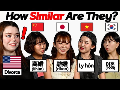 Korean vs Vietnamese Vs Chinese vs Japanese Why Are They Similar?