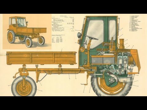 Самоходное шасси Т-16, видеоинструкция по устройству трактора.