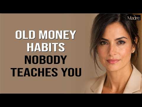 9 Daily Habits That Quietly Make You Look Like Old Money