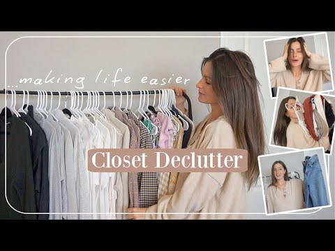 Decluttering My Closet + making my life easier | MINIMALISM