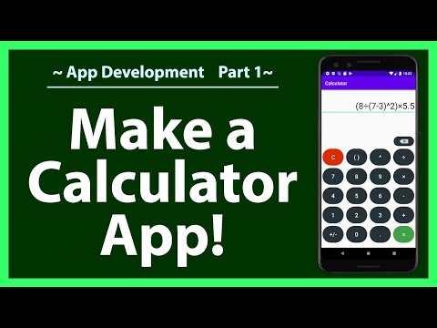 How to make a calculator in Android Studio 2020 | Part 1