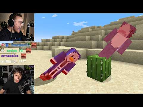 Hardcore Minecraft, But Our Damage Is Shared...