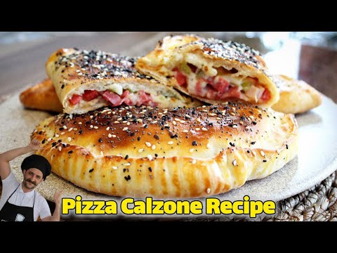 Homemade Pizza Calzone Recipe | How to Make Delicious Calzones at Home