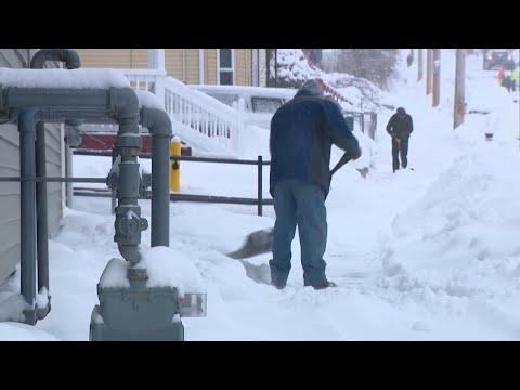 Saturday storm dumps snow across Massachusetts
