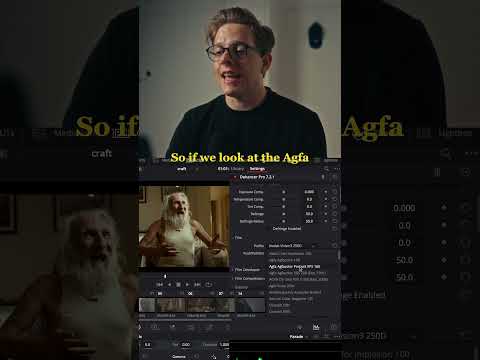 Film emulation in DaVinci Resolve has never been easier! 🔥💯 #filmemulation #filmmaking #shorts