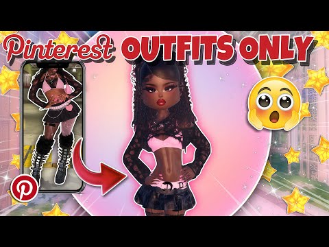 RECREATING Pinterest Outfits For *EVERY THEME* In Dress To Impress!! (Roblox)
