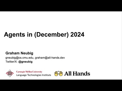 Best of 2024 in Agents (from #1 on SWE-Bench Full, Prof. Graham Neubig of OpenHands/AllHands)