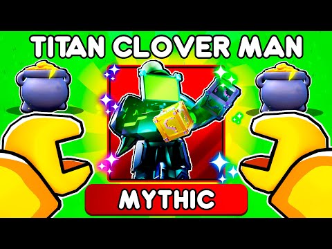 Unlocking The TITAN CLOVER MAN in Toilet Tower Defense