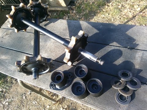 Drawings. Drive shafts with seals for a motorized dog.