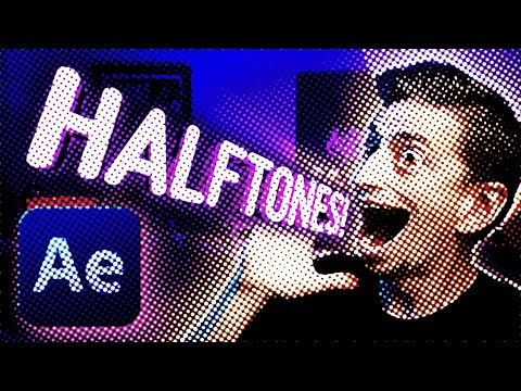 EASY Halftones in After Effects with ZERO Third-Party Plugins!