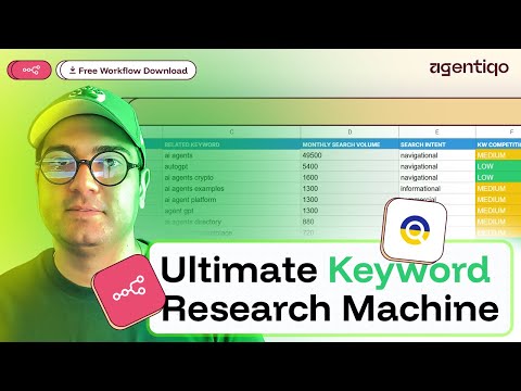 Ultimate Keyword Research Machine: 6-in-1 Keyword Research Automation