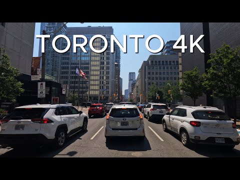 Driving Downtown - Toronto 4K - Avenue Road - Canada