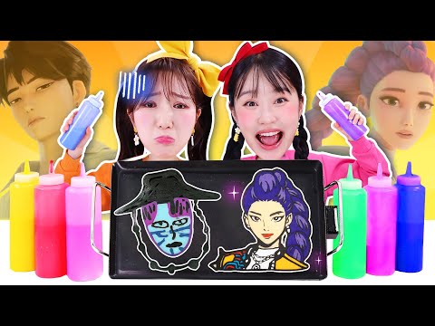 [KeDeHun] K-pop Demon Hunters Rumi Jinwoo Pancake Challenge