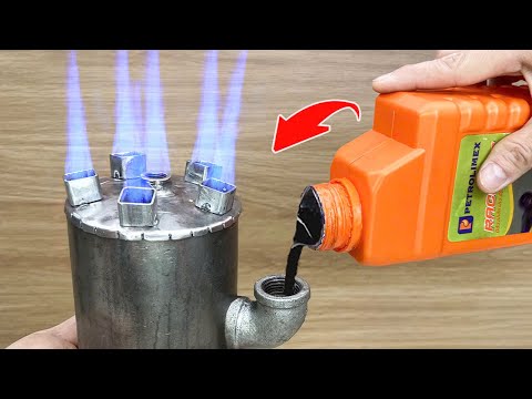 waste oil heating stove mini 3 in 1 ! Millions of people do not know this knowledge