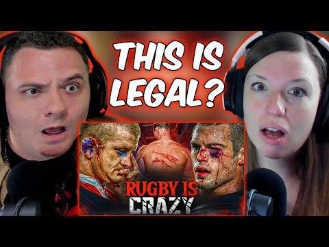 AMERICANS REACT To The Most BRUTAL Sport In The World | Rugby's Hardest Hits