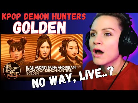 ✨Professional Musician Reacts to “Golden 🎙️ LIVE” K-Pop Demon Hunters on Jimmy Fallon
