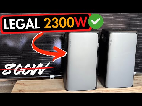 How to legally install the EcoFlow STREAM Pro & STREAM AC Pro balcony power station with 2300W ✅