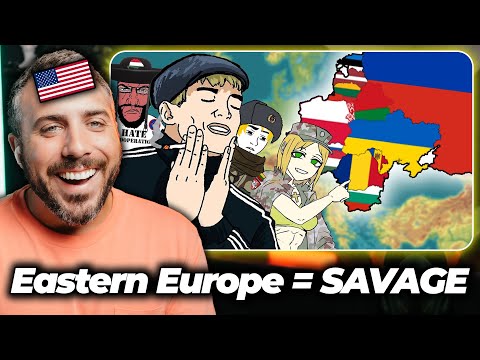 American Reacts to Eastern European Stereotypes Explained 😂