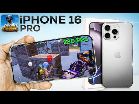 iPhone 16 Pro 120 FPS PUBG Test with FPS! 🔥