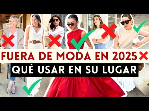 🔴10 PRENDAS FUERA DE MODA EN 2025 Y CÓMO SUSTITUIRLAS!