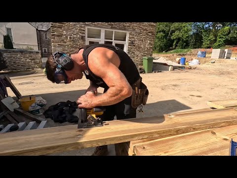 FULL BUILD - 3 Bay Garage Oak Frame and Carpentry- Start to Finish by Post and Beam Ltd.