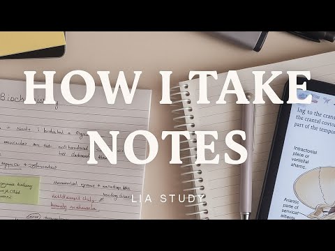 How I Take Organized Notes as a Med Student 📝 — Simple, Effective Method!