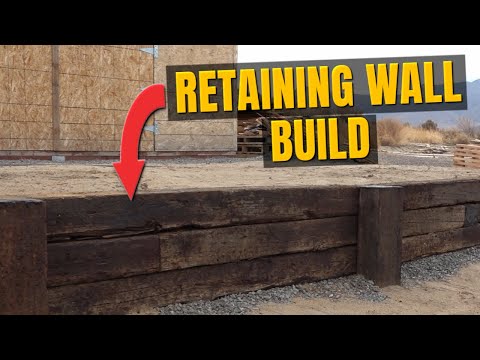 We Built a Retaining Wall for Our Next Building Pad