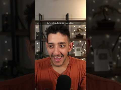 caught cheating on the interview