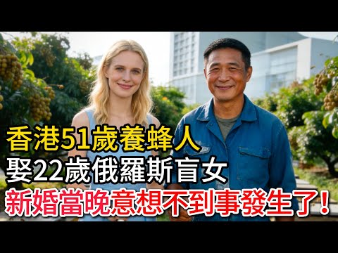 香港 51 歲養蜂人，娶 22 歲俄羅斯盲女，新婚當晚，讓人意想不到事發生了！