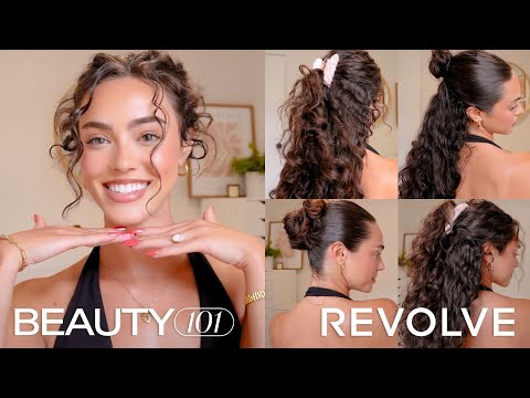 5 Curly Hairstyles with Kiana Davis | Beauty 101 | REVOLVE