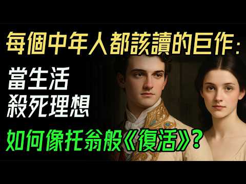 《復活》揭開托爾斯泰最黑暗自白：當貴族跪在妓女腳下贖罪！💔 每個中年人都該讀的巨作：當生活殺死理想，如何像托翁般「復活」？