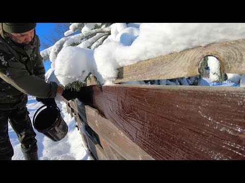 DIY wood stain for outdoor use