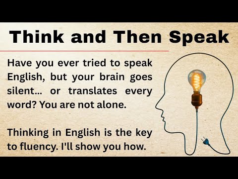 How to Think in English | My Powerful Story | Graded Reader | Improve Your English 