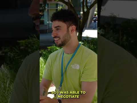 How much MONEY Microsoft employees make & their career advice #shorts #salarytransparency