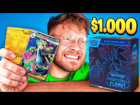 I Spent $1000 On Phantasmal Flames Pokémon Packs!