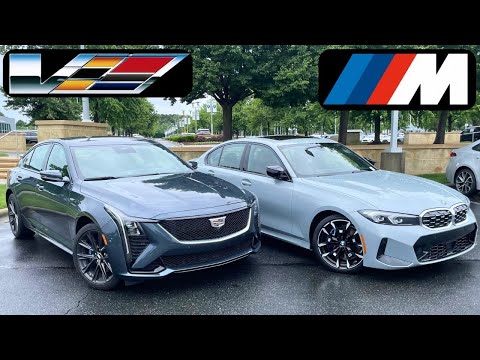 2025 BMW M340i vs Cadillac CT5V | Which is Better for Driving Enthusiasts?