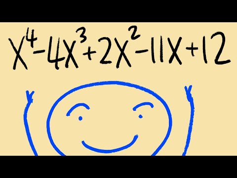 How to factor a 5-term polynomial (the double-cross method)